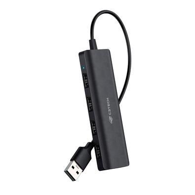 Hub C3Tech USB, 4 Portas - HU-230BK