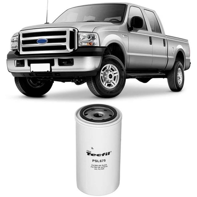 Filtro Óleo Ford F250 Perkins 6 98 A 2012 Tecfil